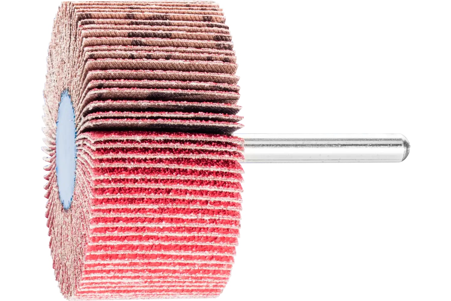 Picture of Pferd Mounted Flap Wheel, 2-1/2" X 1, 80 Grit, 1/4" Shank, Ceramic Oxide Co-Cool